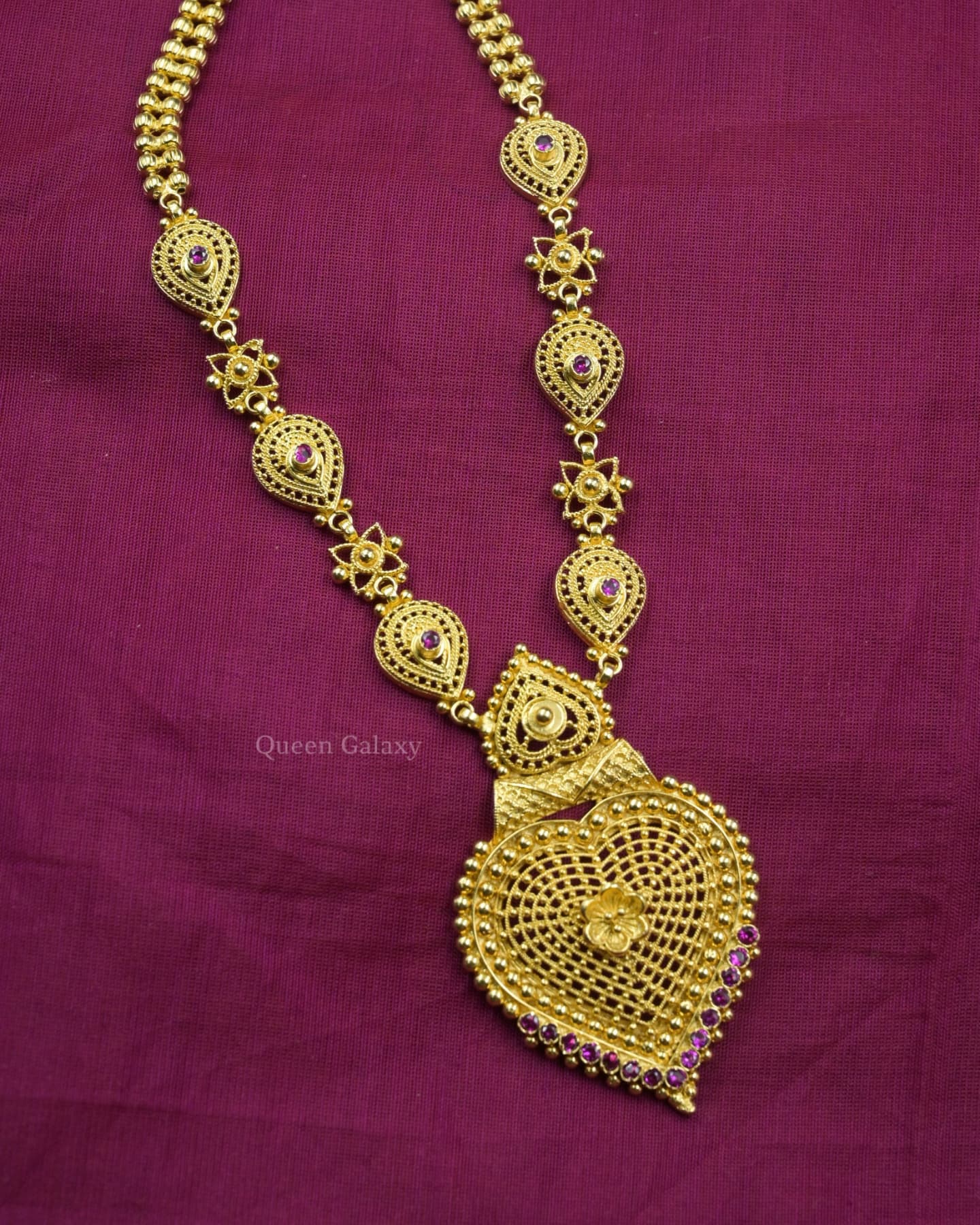 Goldplated AD Stone Longharam