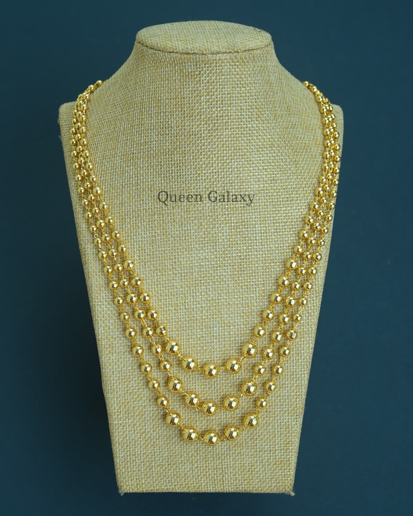 Goldplated 3 Layer Necklace