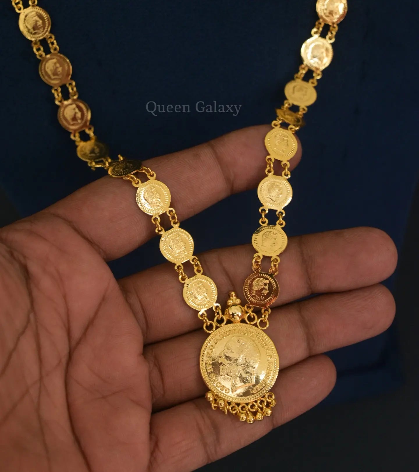 Goldplated Coin Longharam