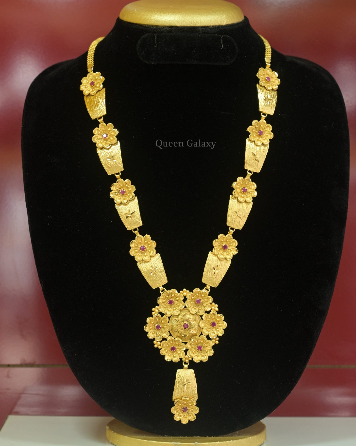 Goldplated AD Stone Longharam