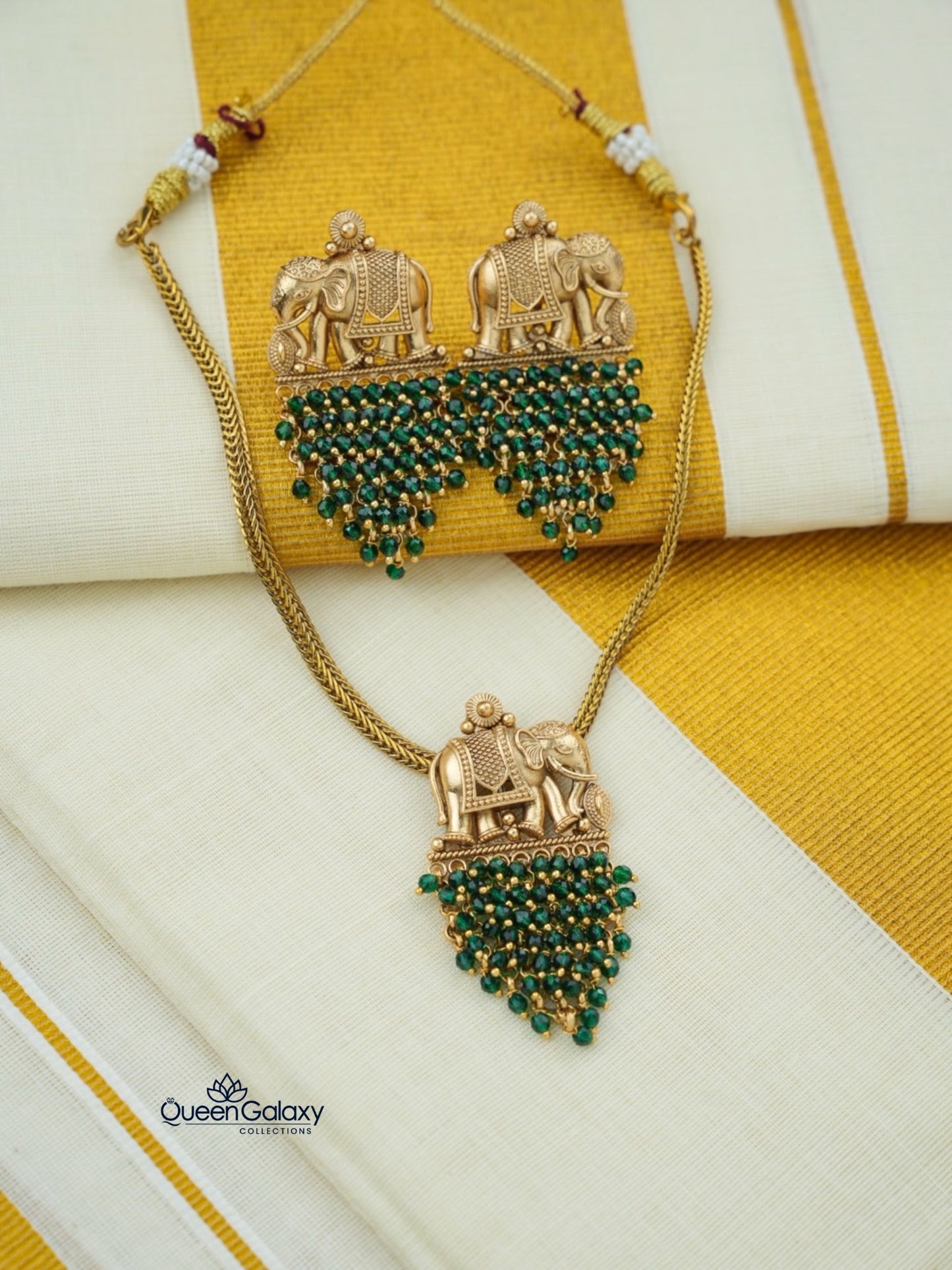 Antique Necklace With Earrings