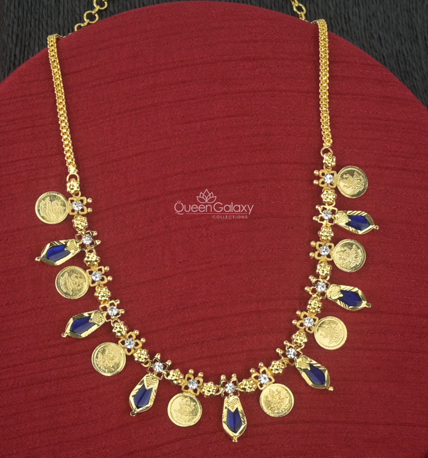 Goldplated Nagapadam Lakshmi Necklace