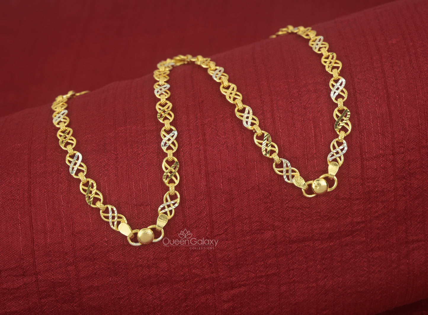 White Goldplated Anklet