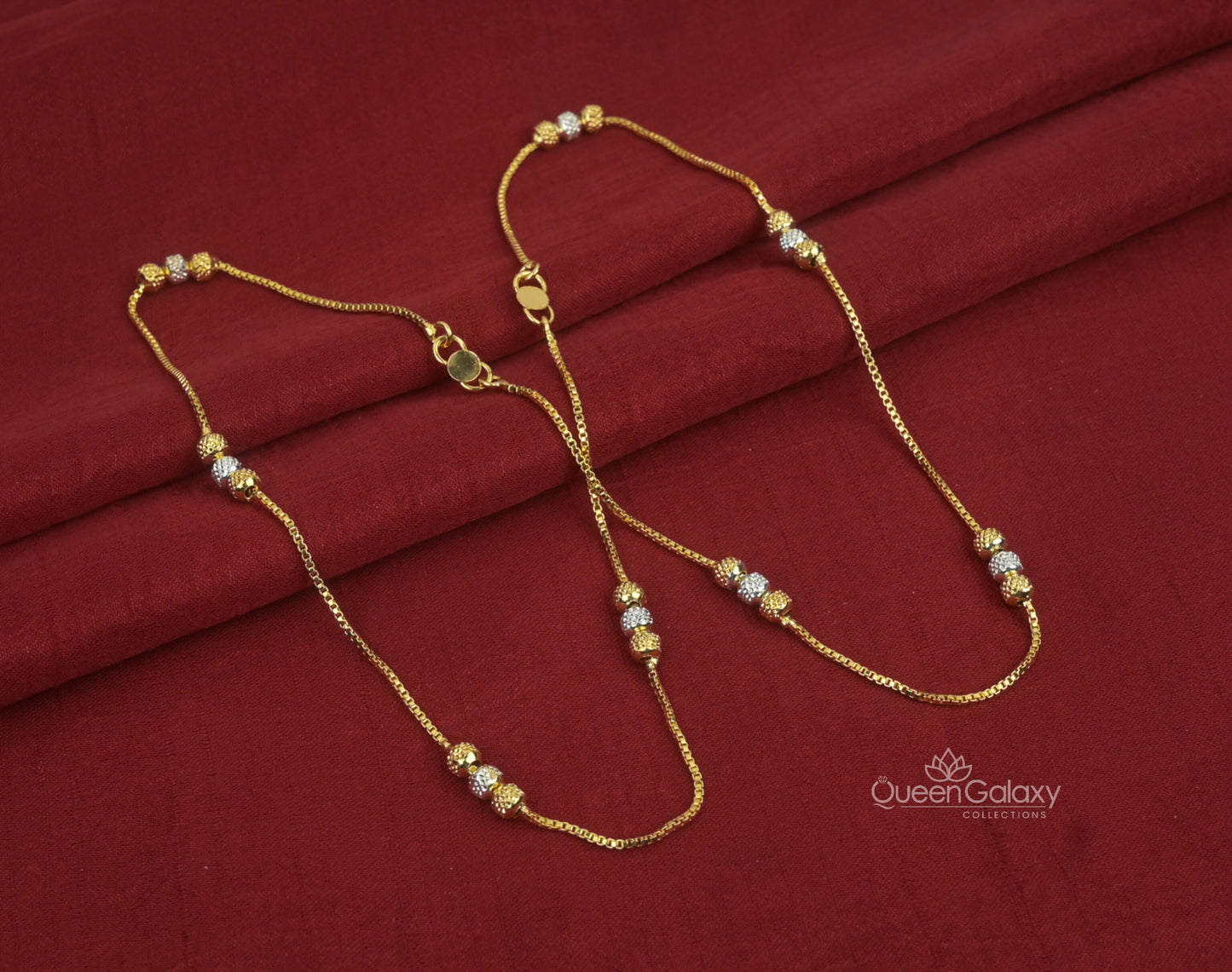 White Goldplated Anklet