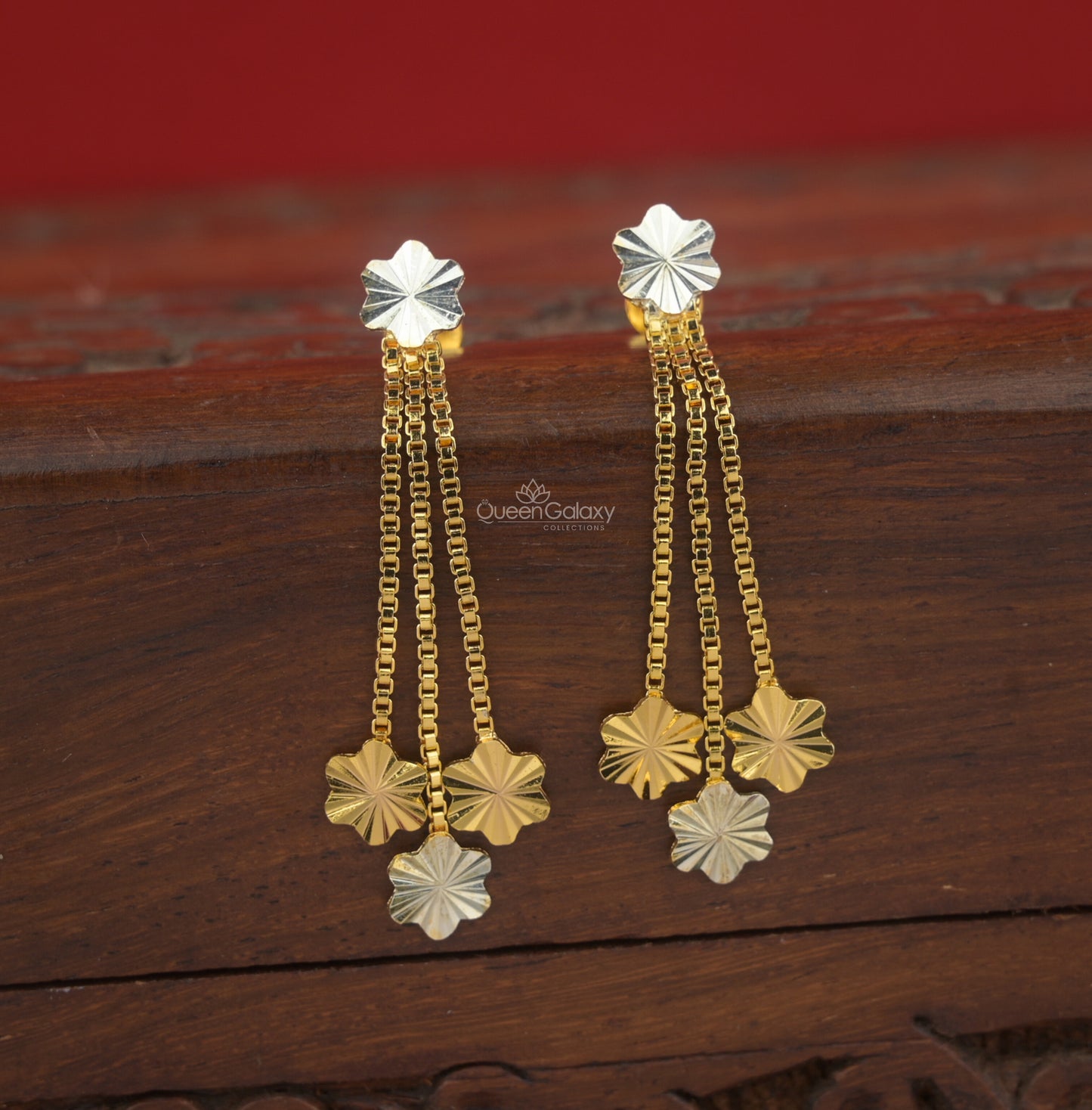White Goldplated Earrings