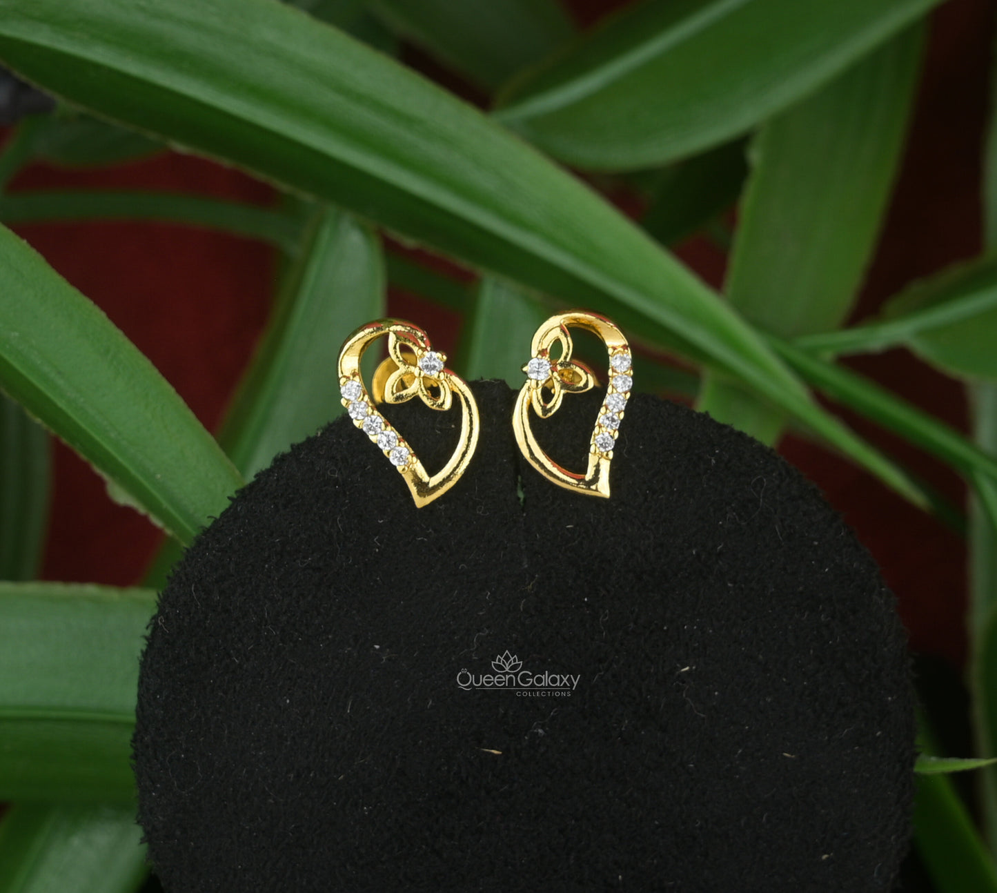 Goldplated AD Stone Earrings