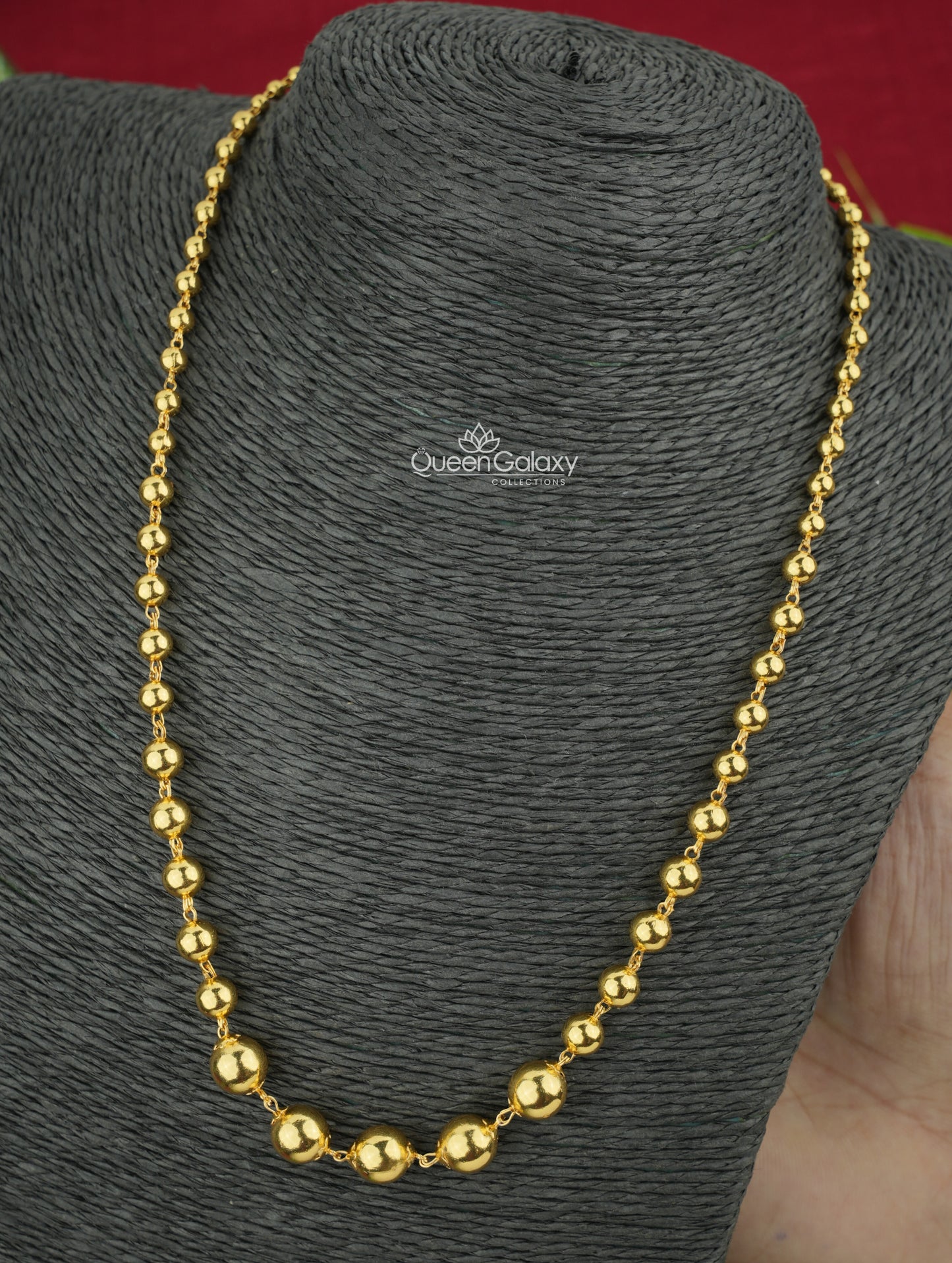 Goldplated Ball Necklace