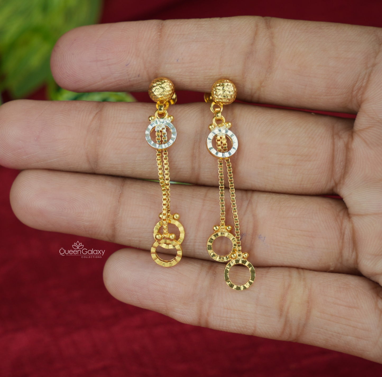 White Goldplated Earrings