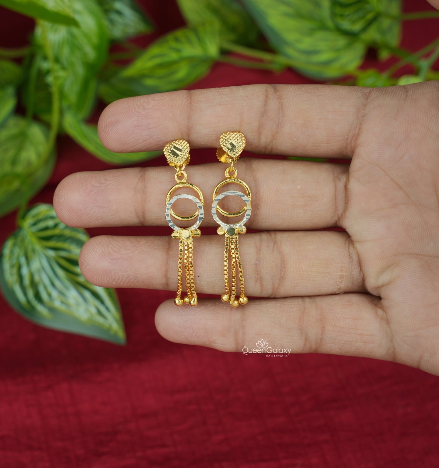 White Goldplated Earrings