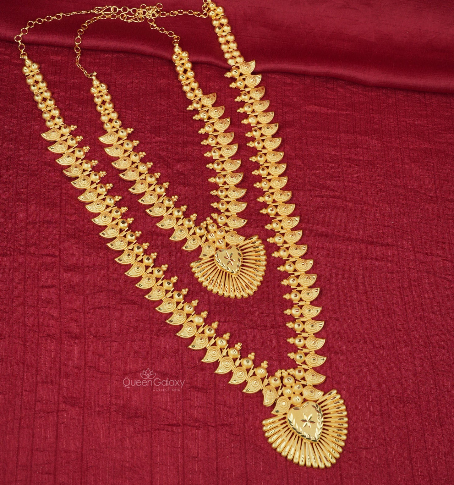 Goldplated Necklace And Longharam