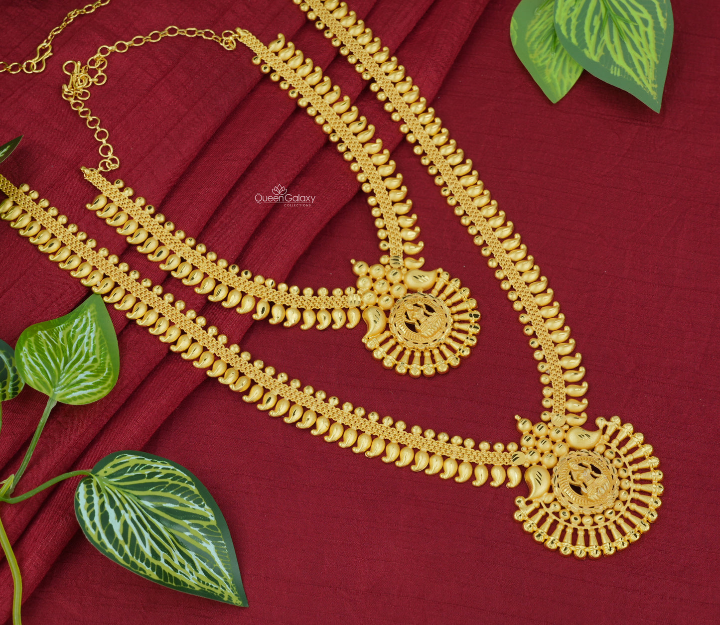 Goldplated Necklace And Longharam