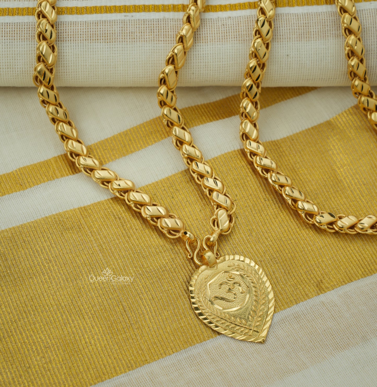Goldplated Chain With Thali