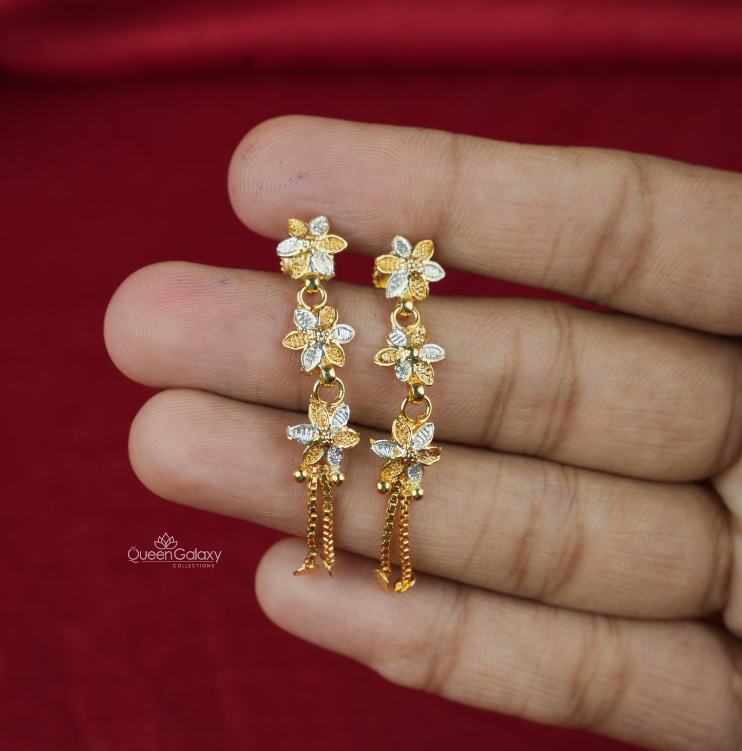 White Goldplated Earrings