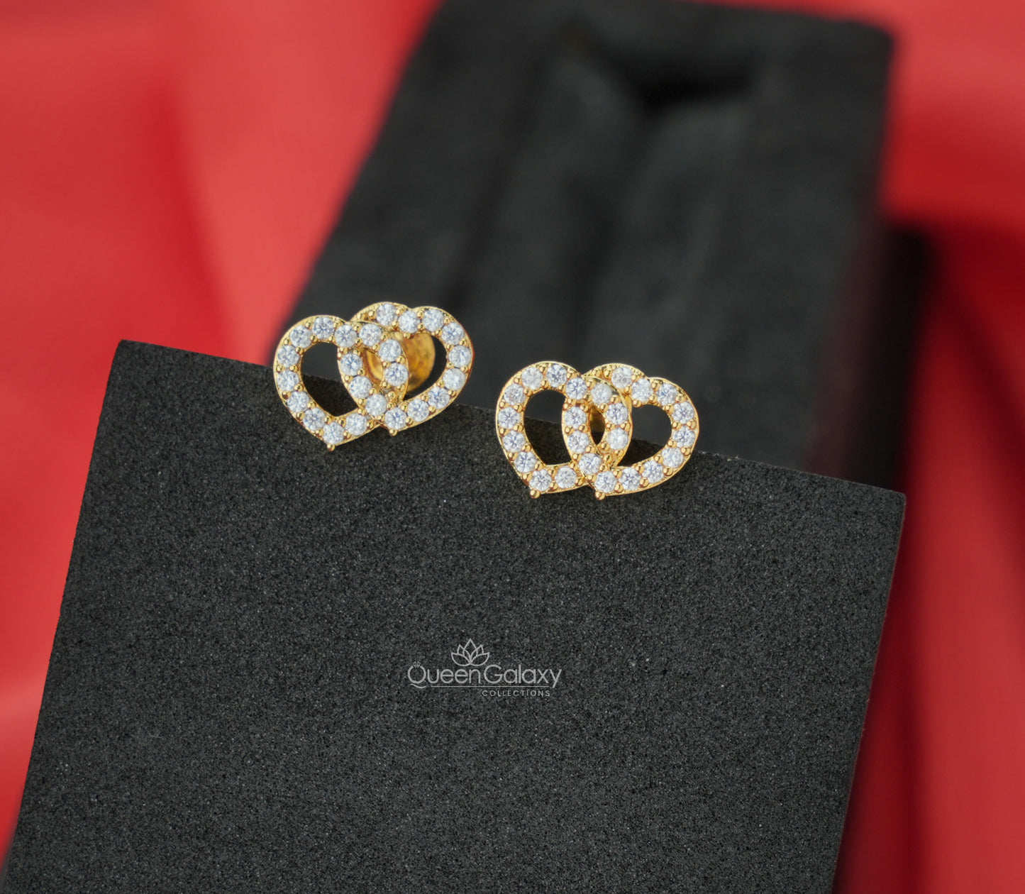 Goldplated AD Stone Earrings