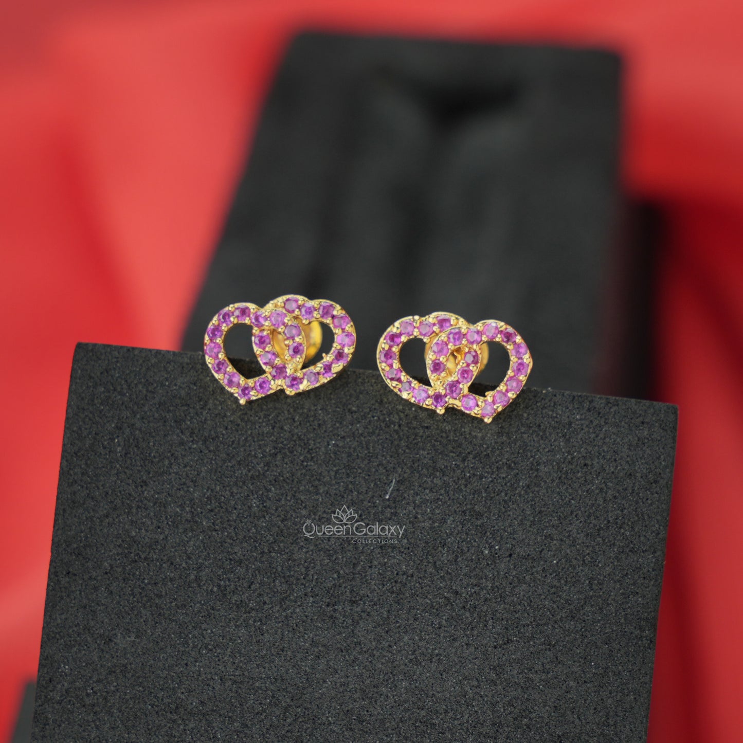Goldplated AD Stone Earrings