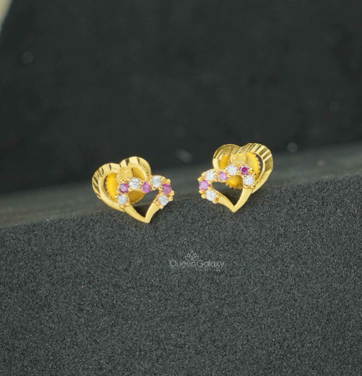 Goldplated AD Stone Earrings