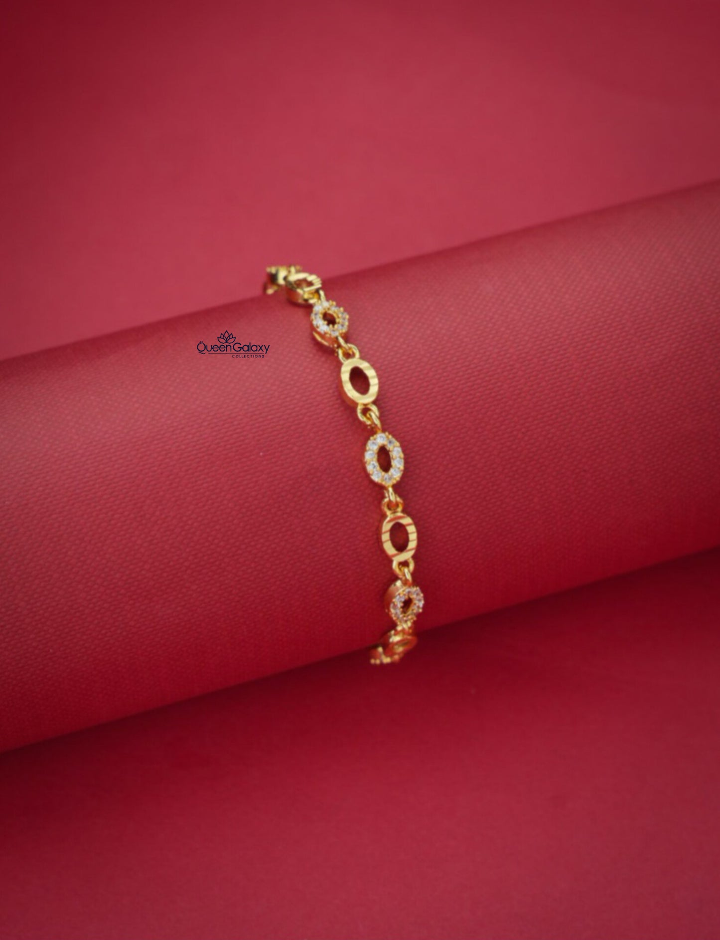 Goldplated AD Stone Bracelet