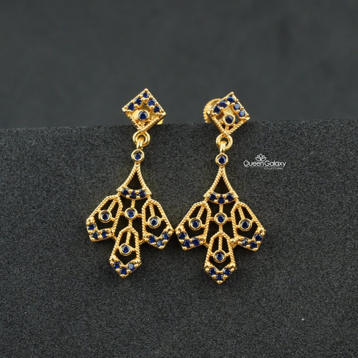 Goldplated AD Stone Earrings
