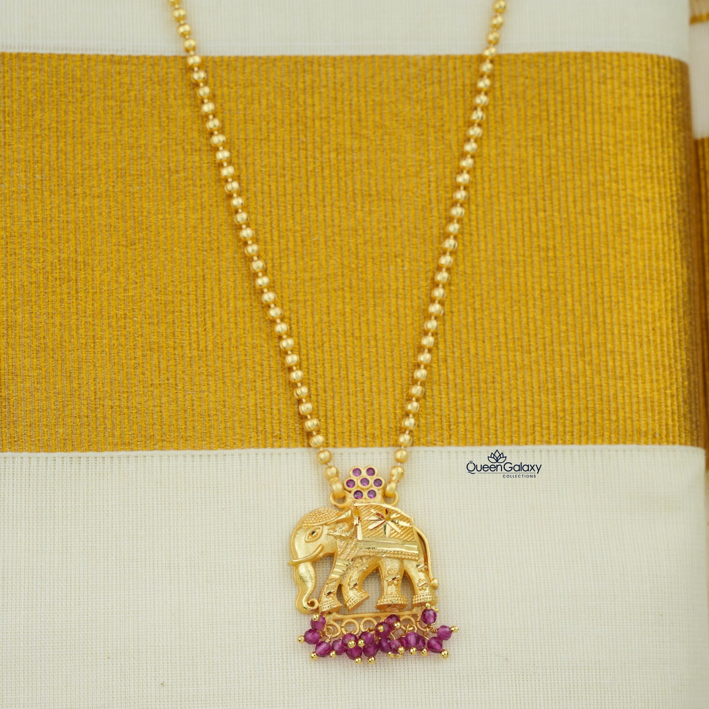 Goldplated Elephant Necklace