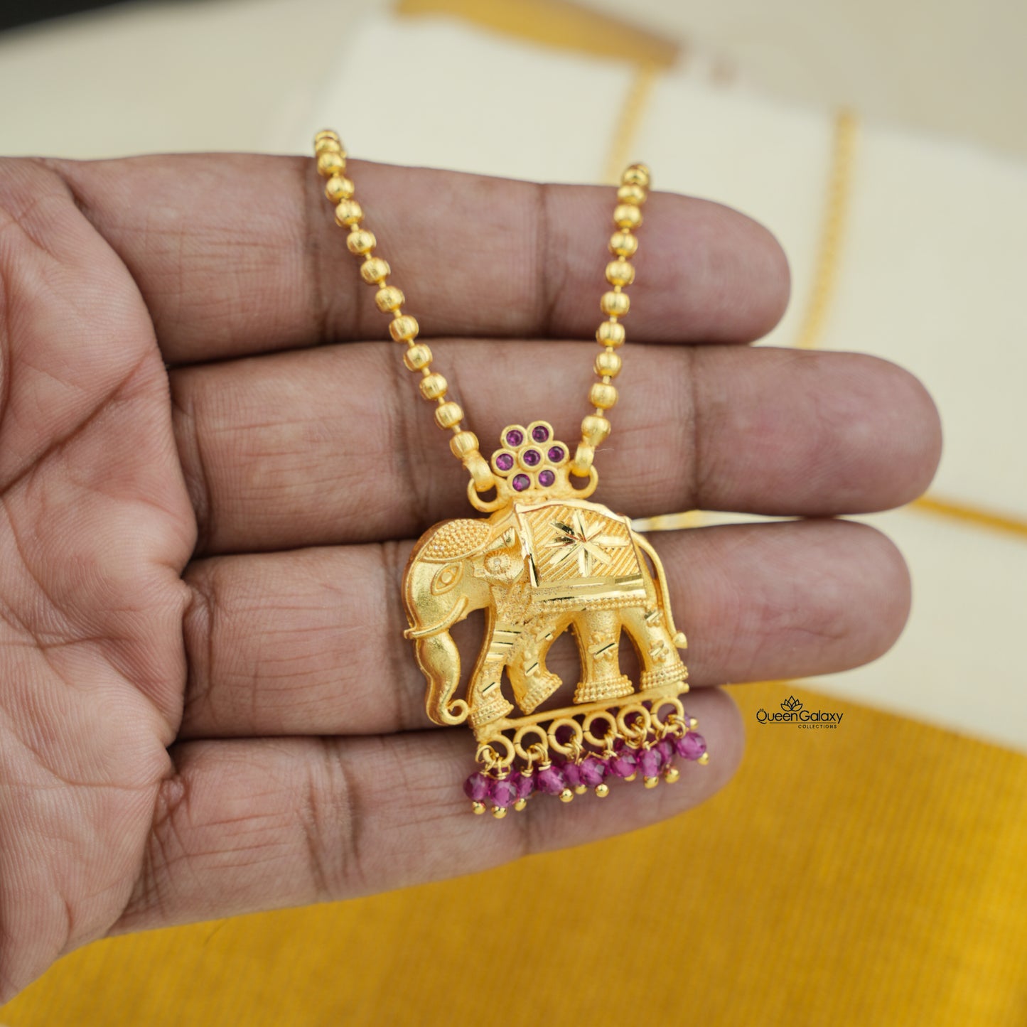 Goldplated Elephant Necklace