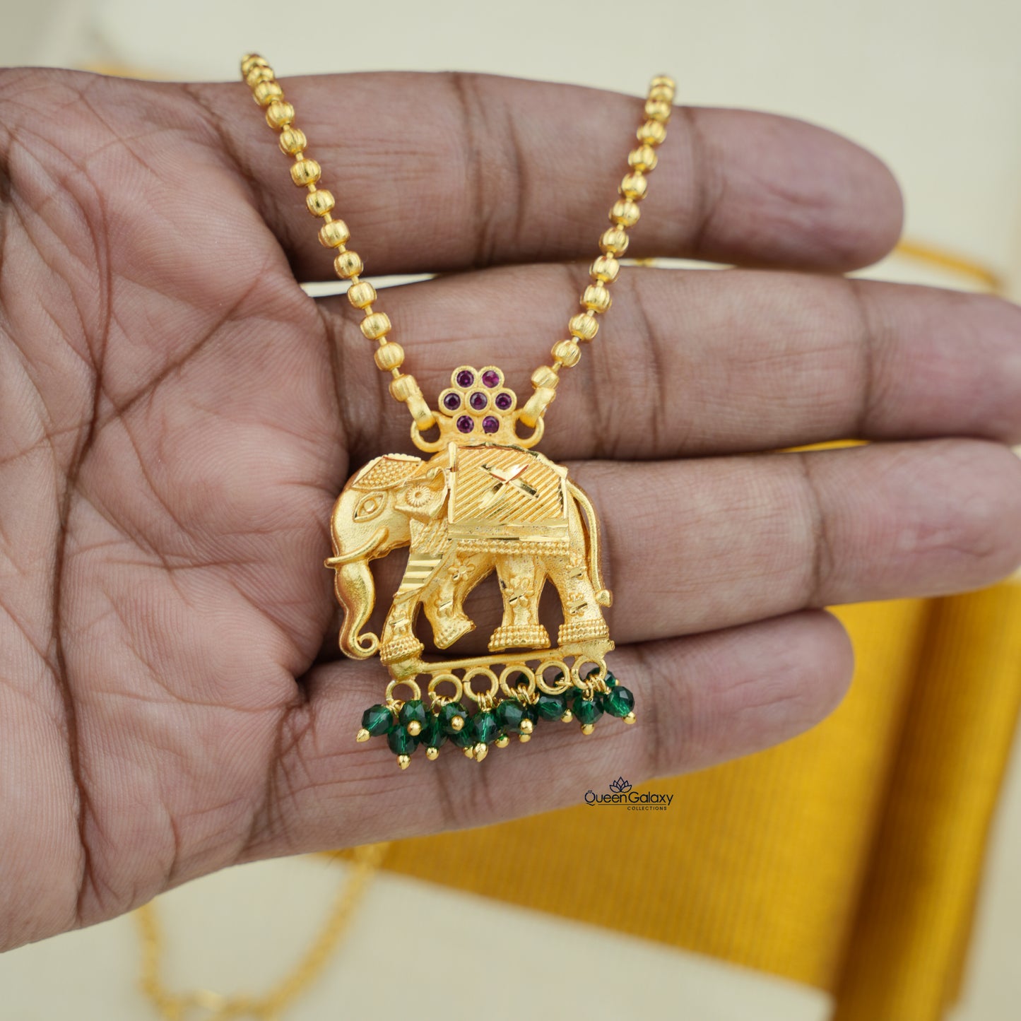 Goldplated Elephant Necklace