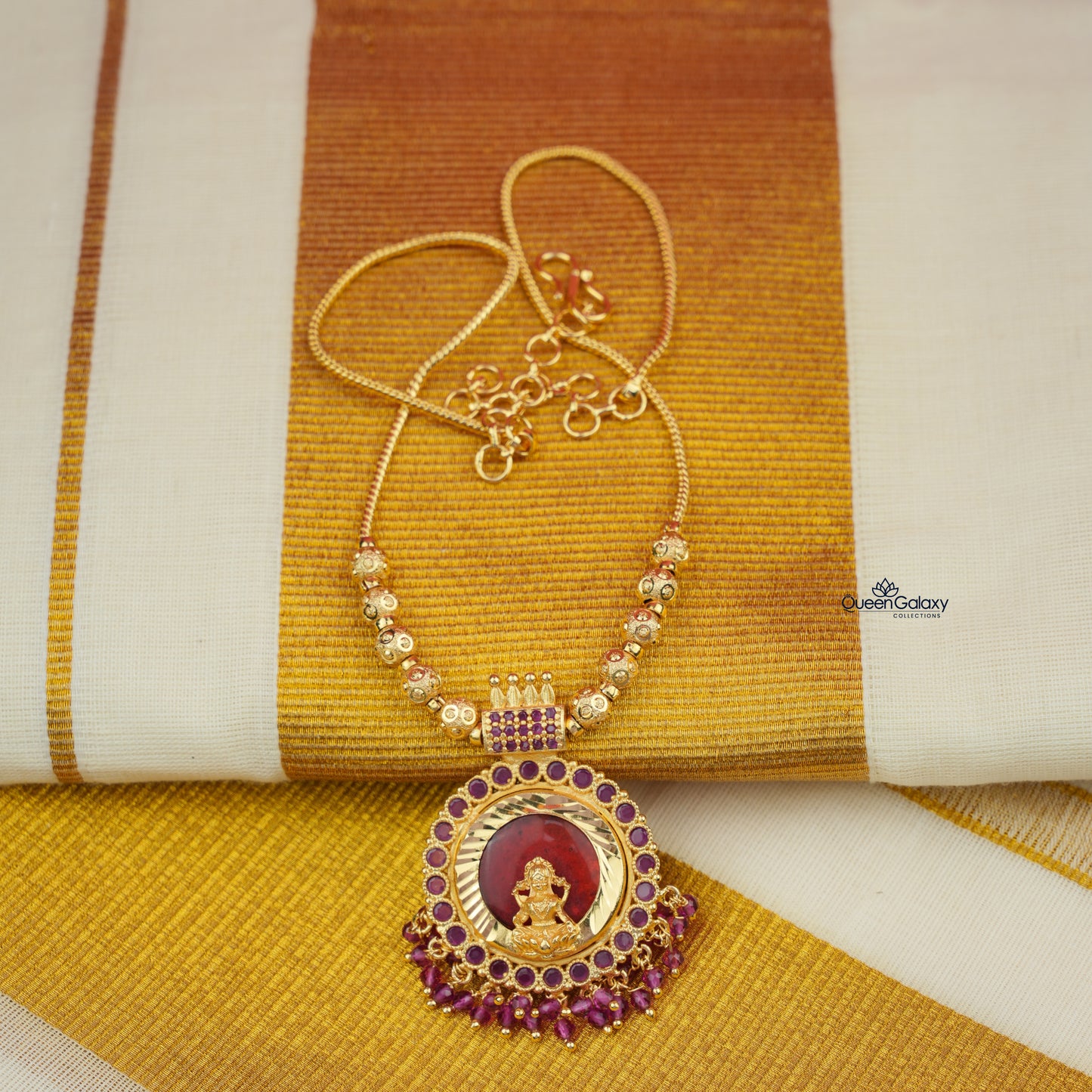 Goldplated Lakshmi Necklace