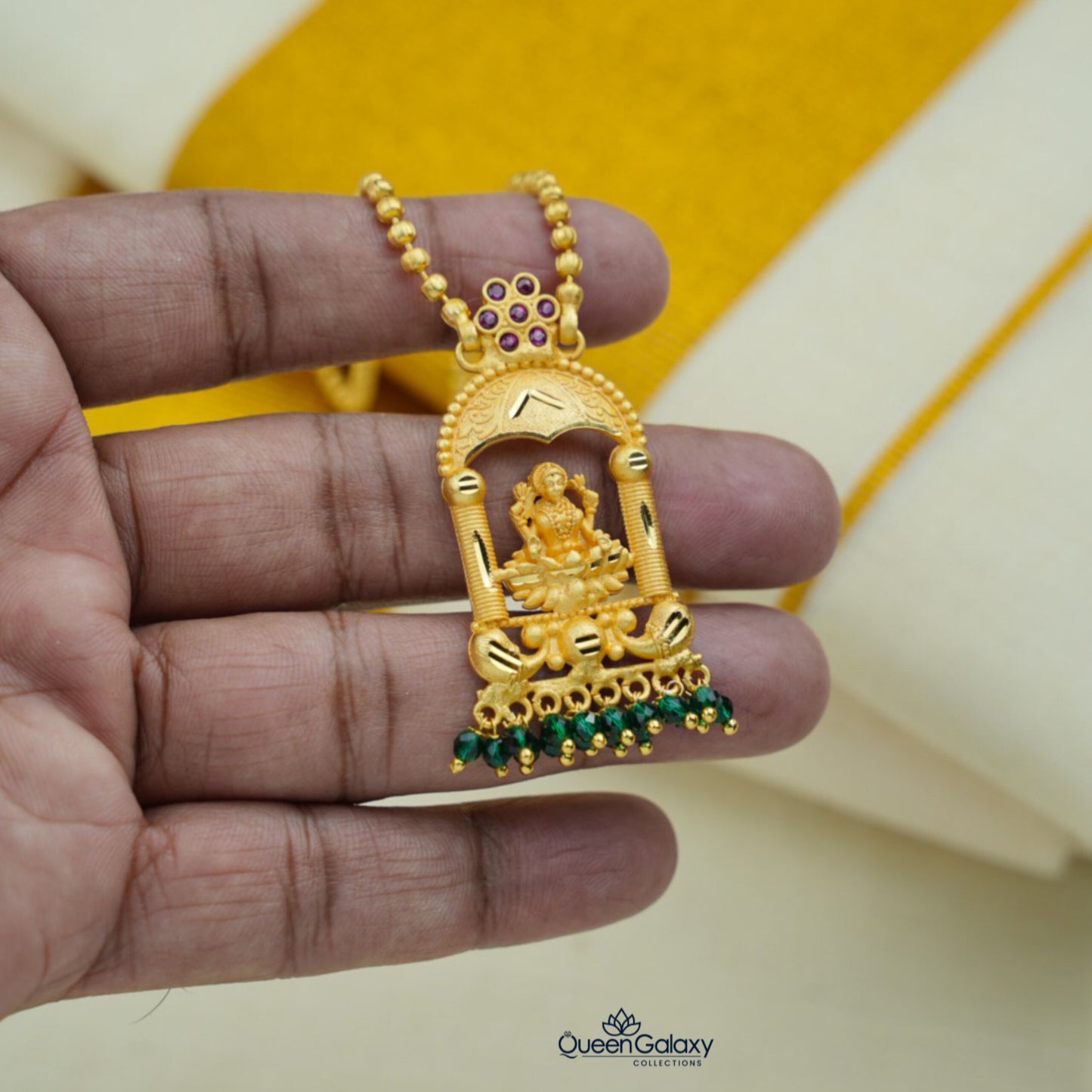 Goldplated Lakshmi Necklace