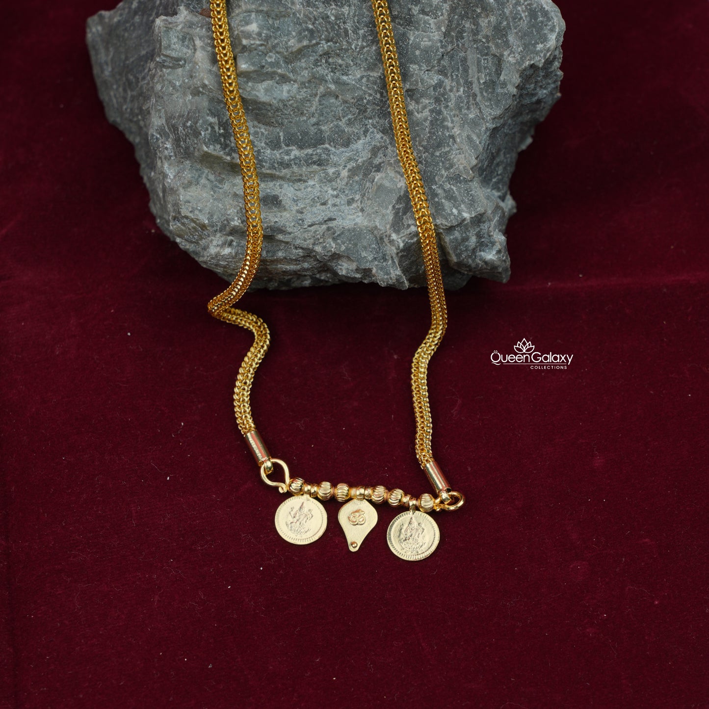 Goldplated Chain With Thali