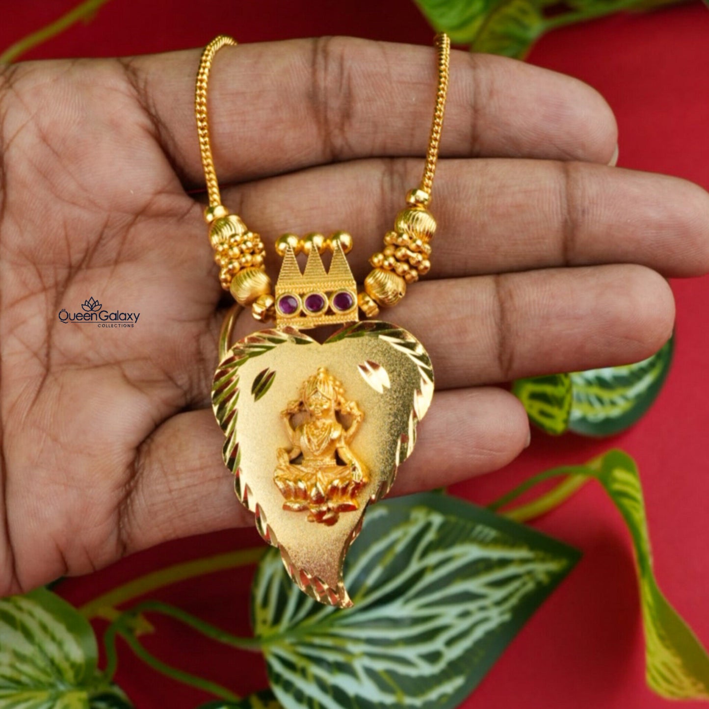 Goldplated Lakshmi Necklace