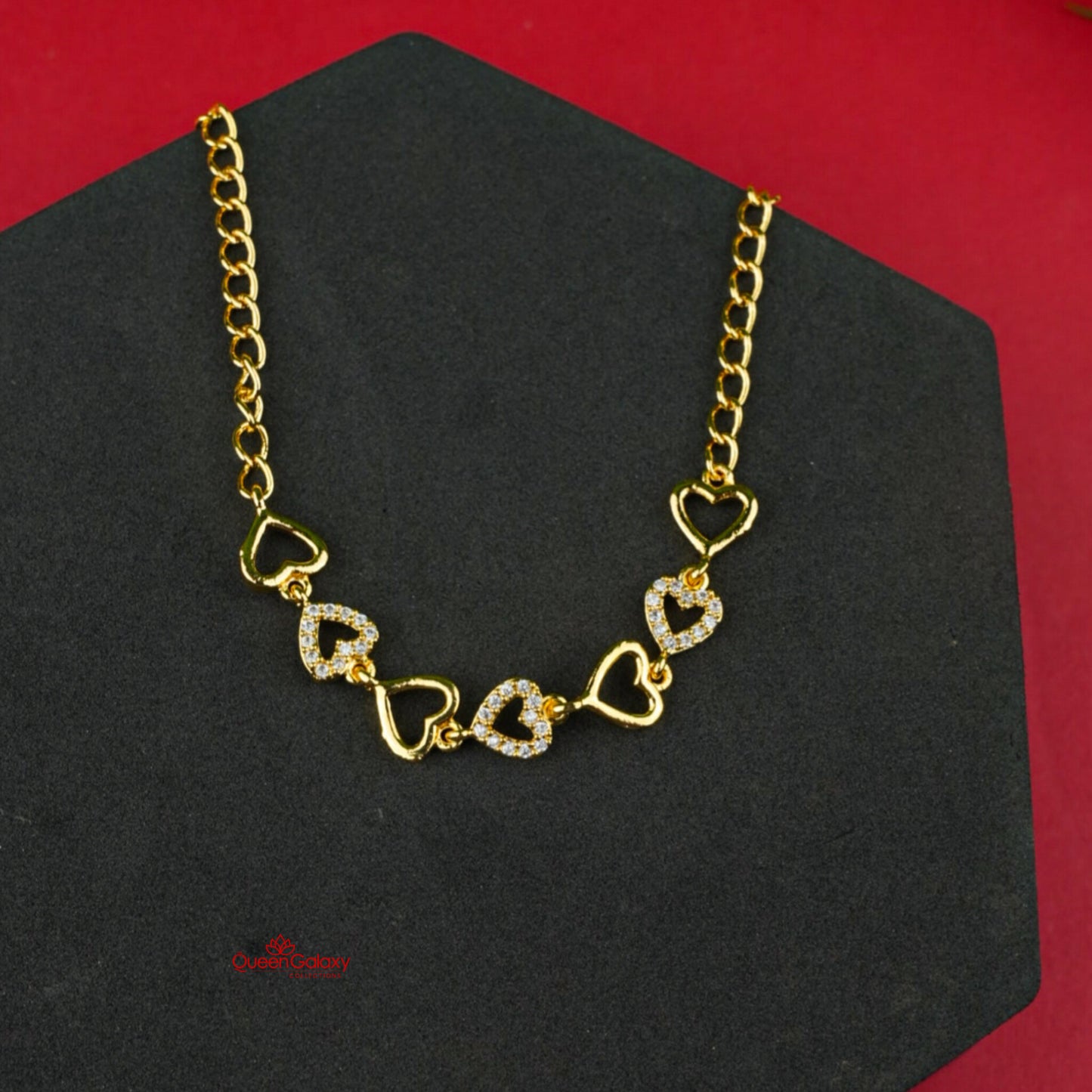 Goldplated AD Stone Bracelet