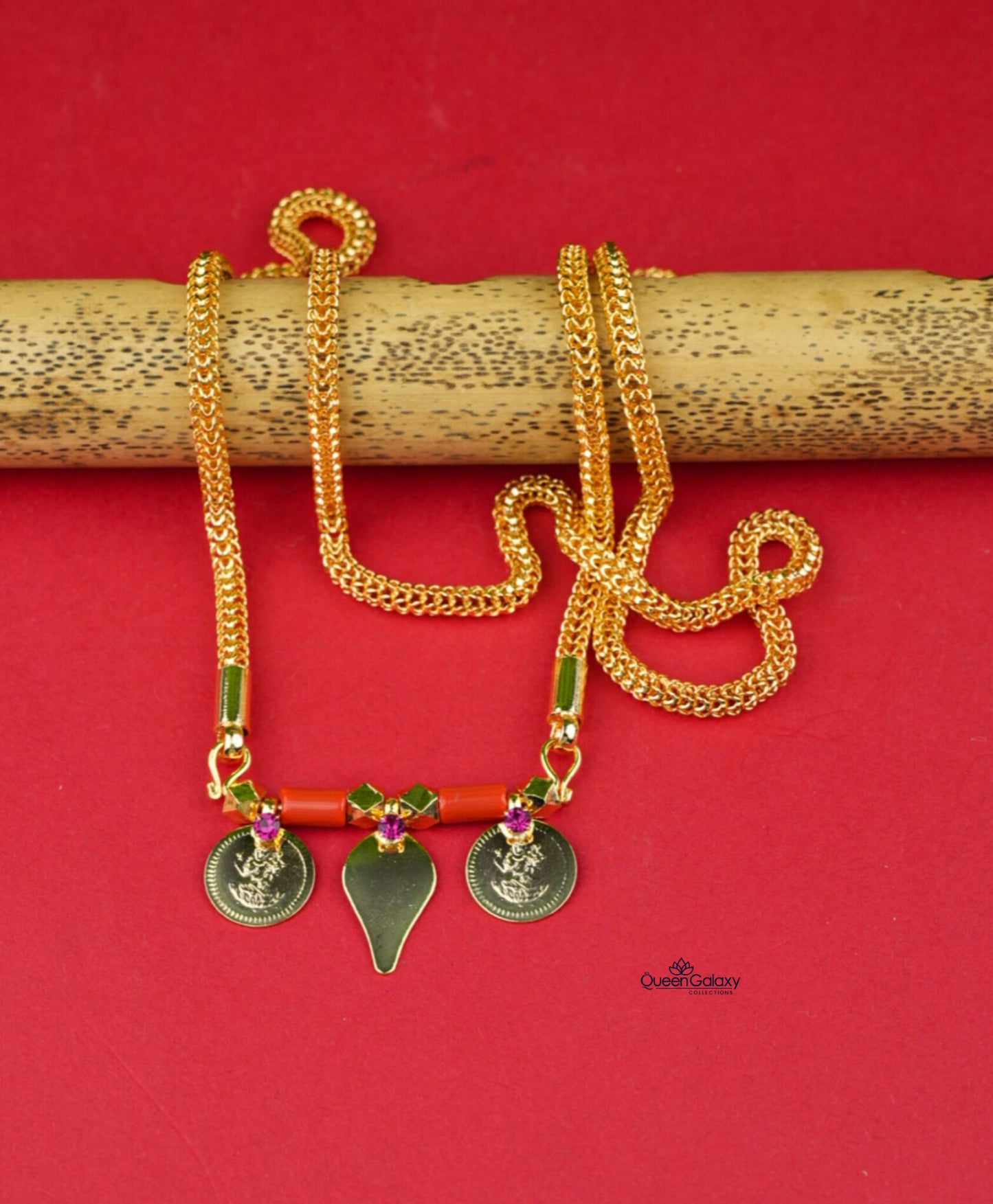 Goldplated Chain With Thali