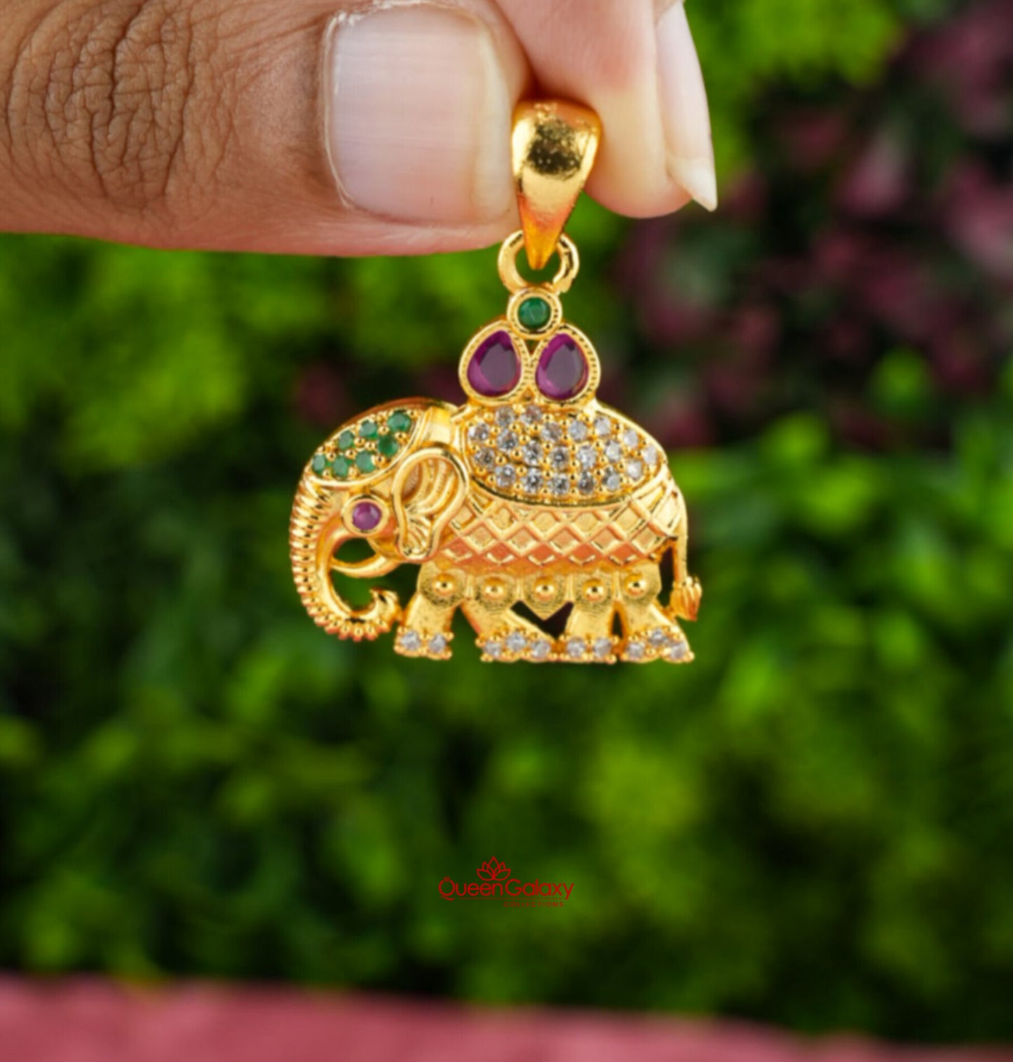 Goldplated AD Stone Pendant