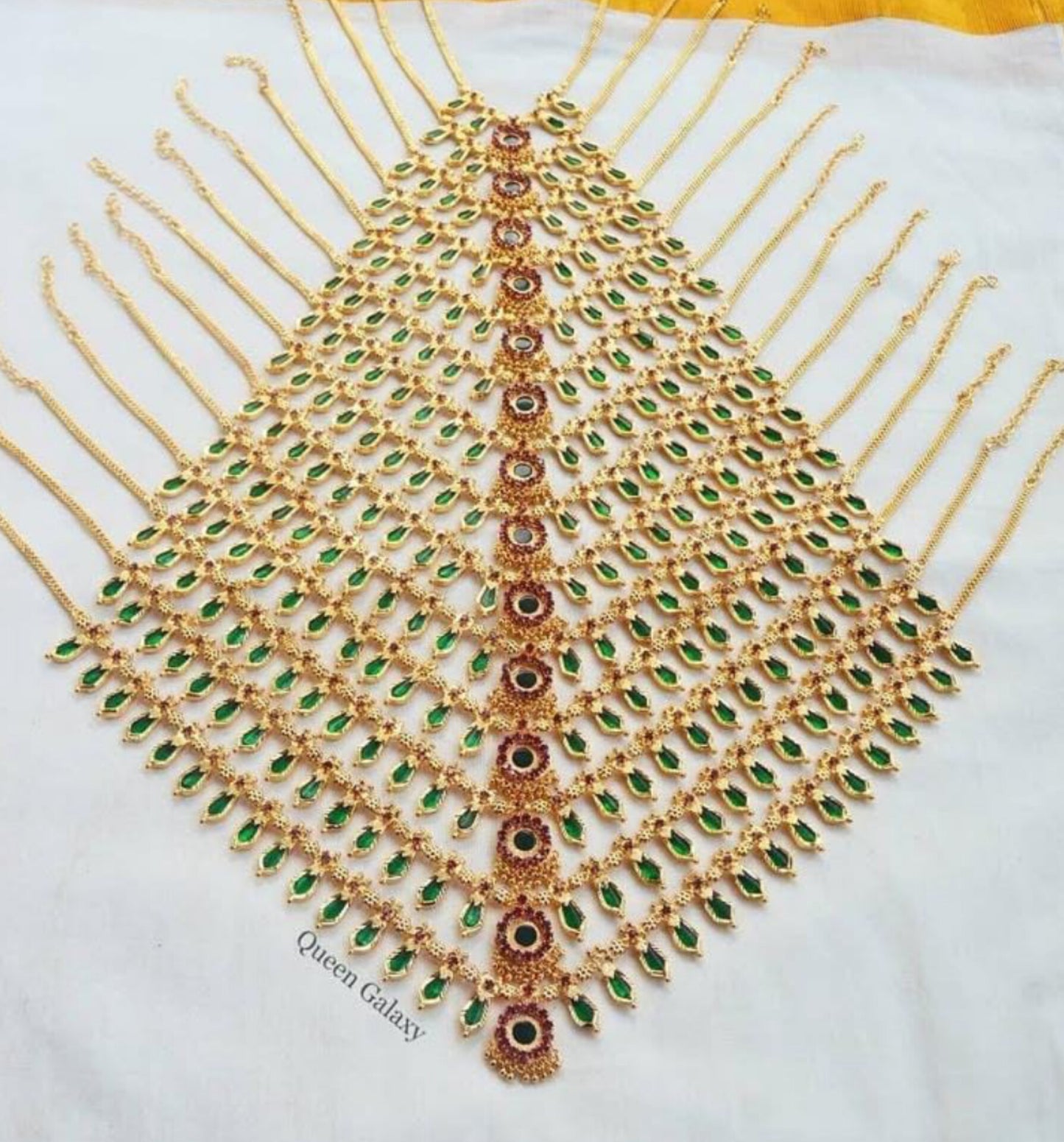 Goldplated Nagapadam Palakka Necklace