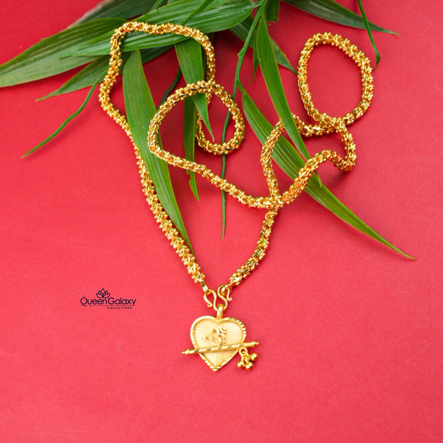 Goldplated Chain With Thali