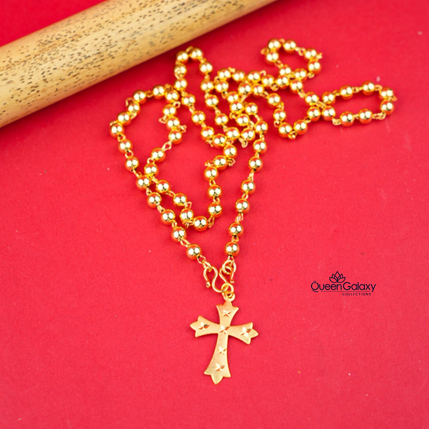 Goldplated Manimala With Pendant