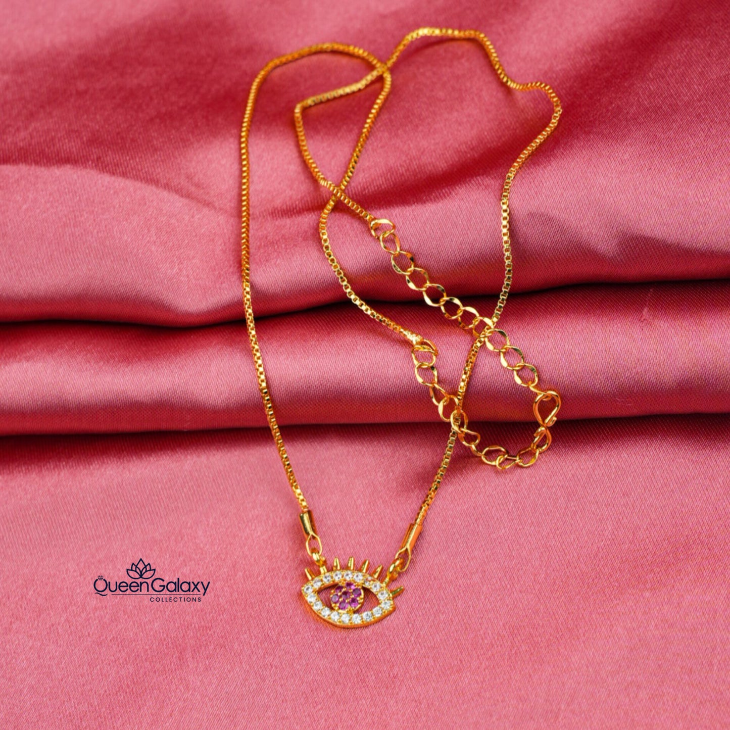 Gold Plated Diamond Replica Necklace