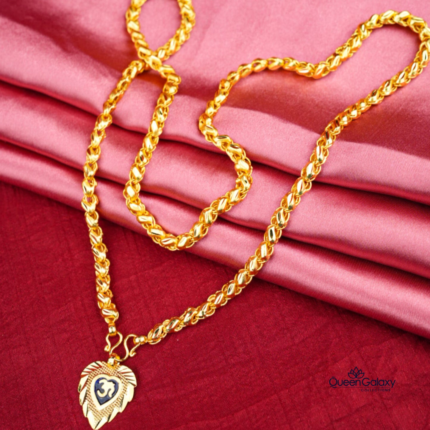 Gold Plated Chain With Thali