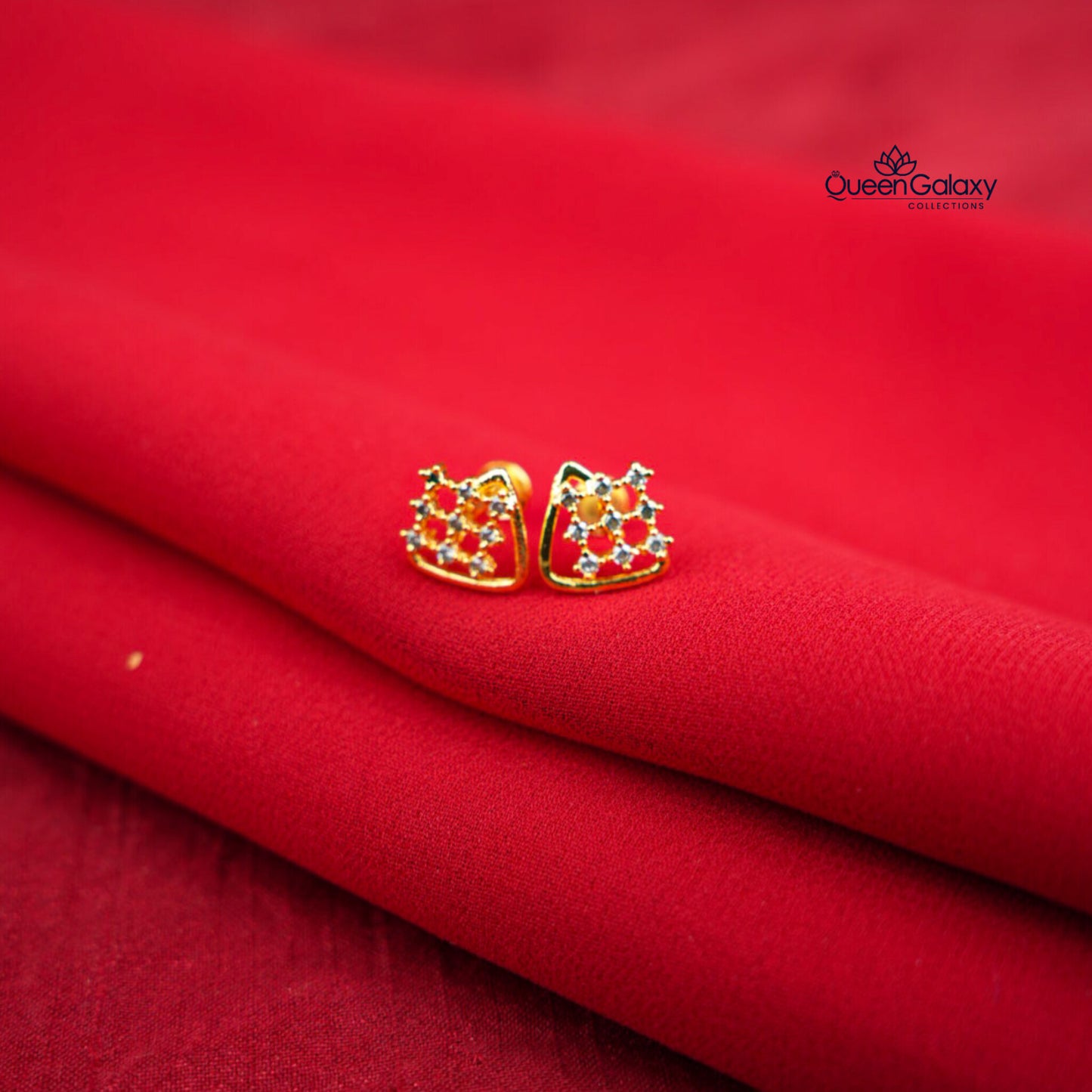 Gold Plated AD Stone Stud