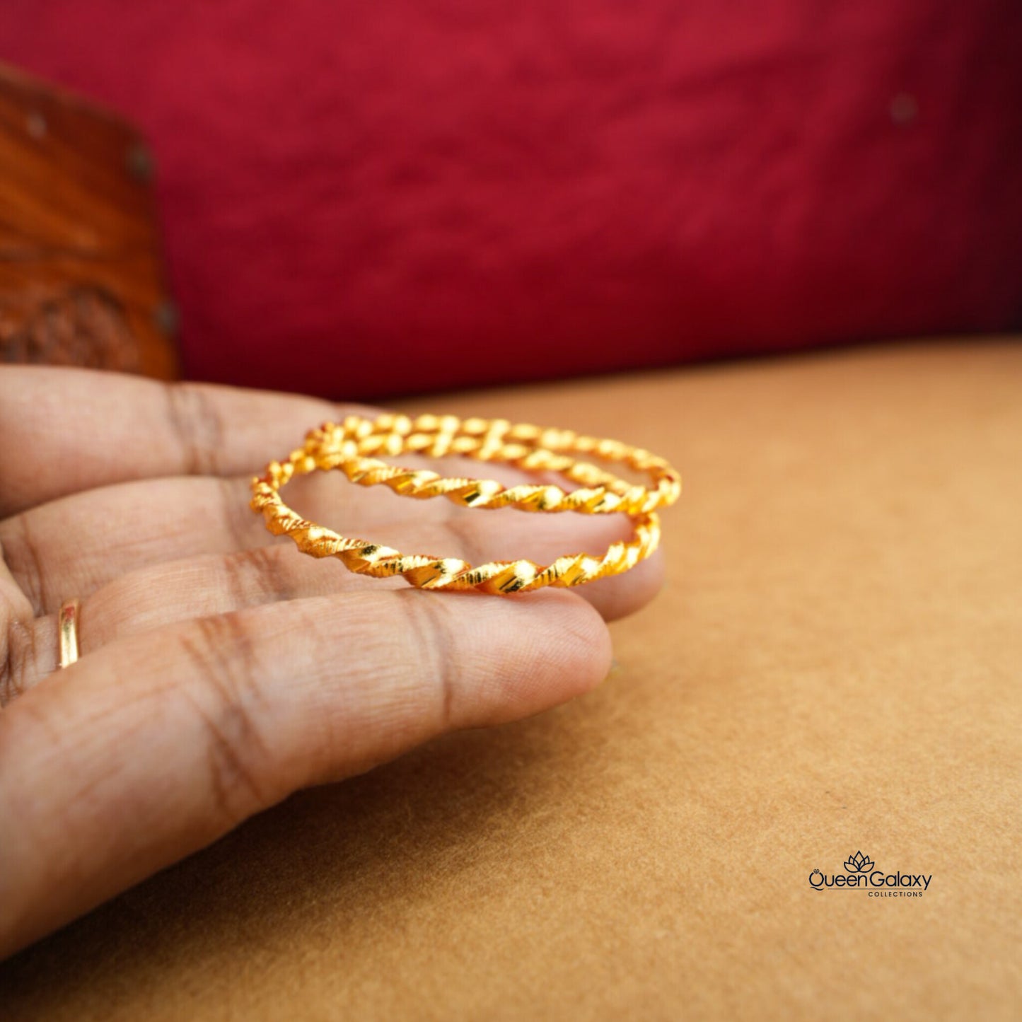 Gold Plated Baby Bangle
