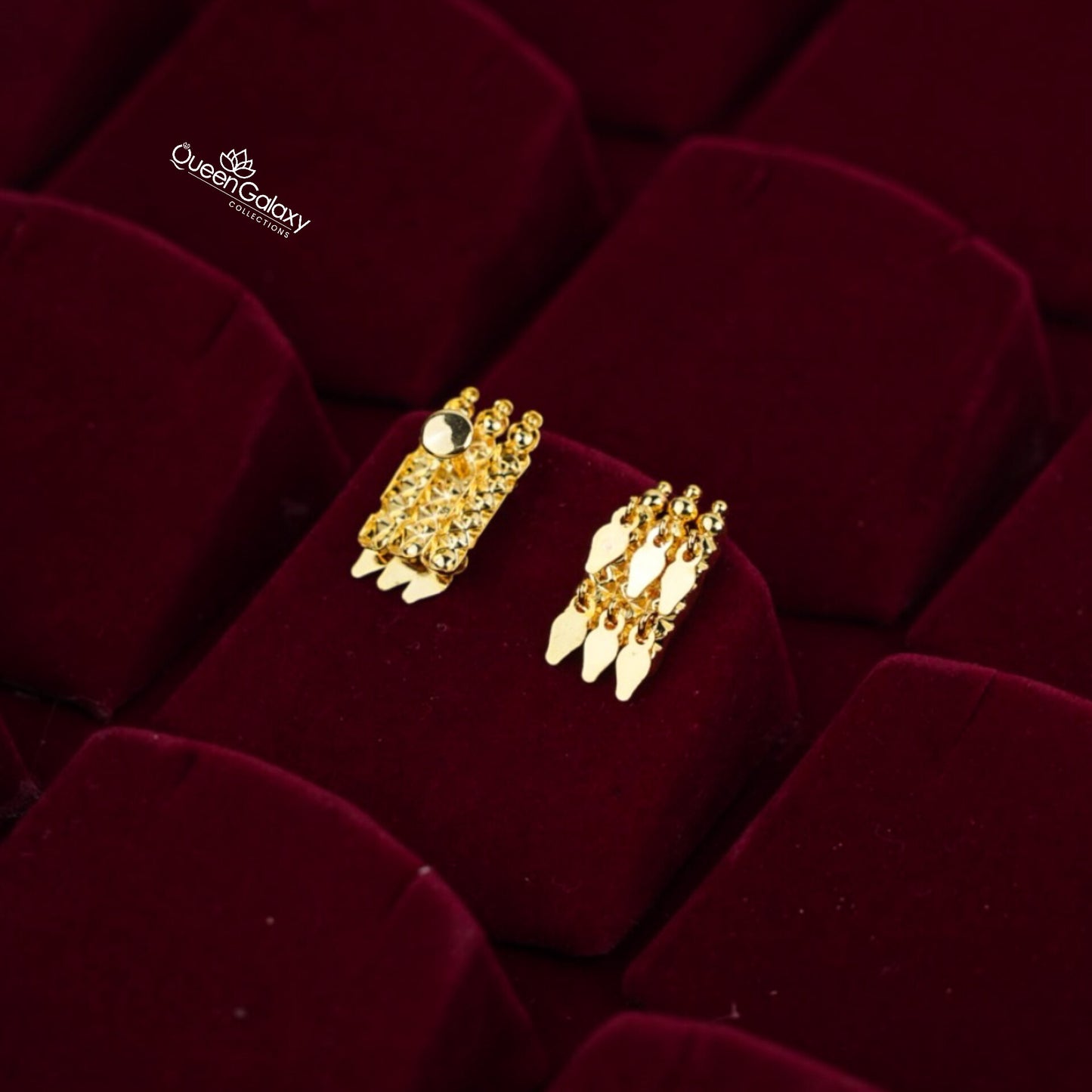 Gold Plated Elakathali Stud