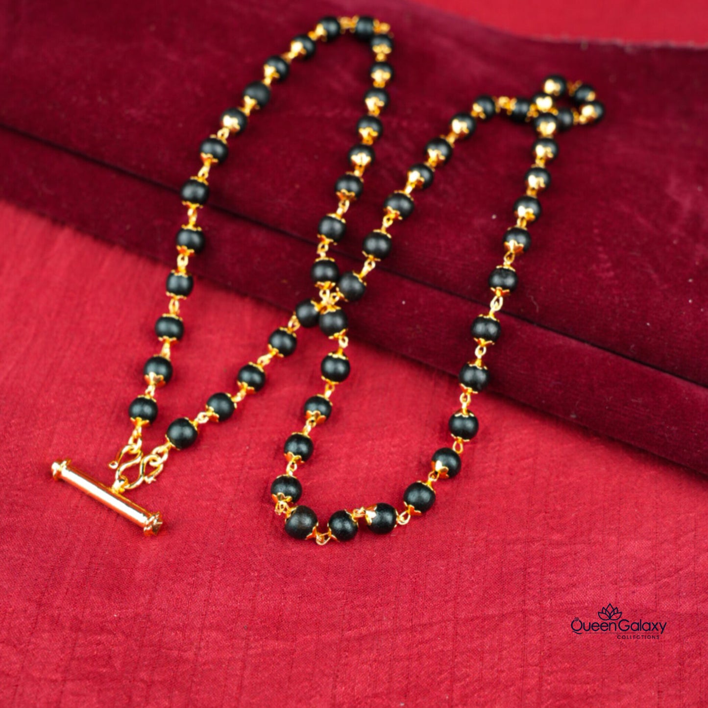 Gold Plated Karigali Chain With Eals