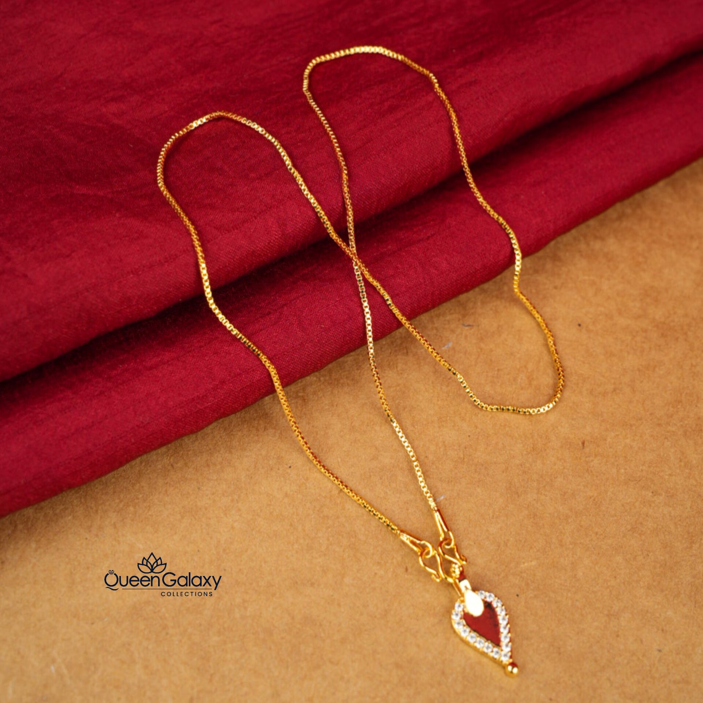 Gold Plated Chain With Thali