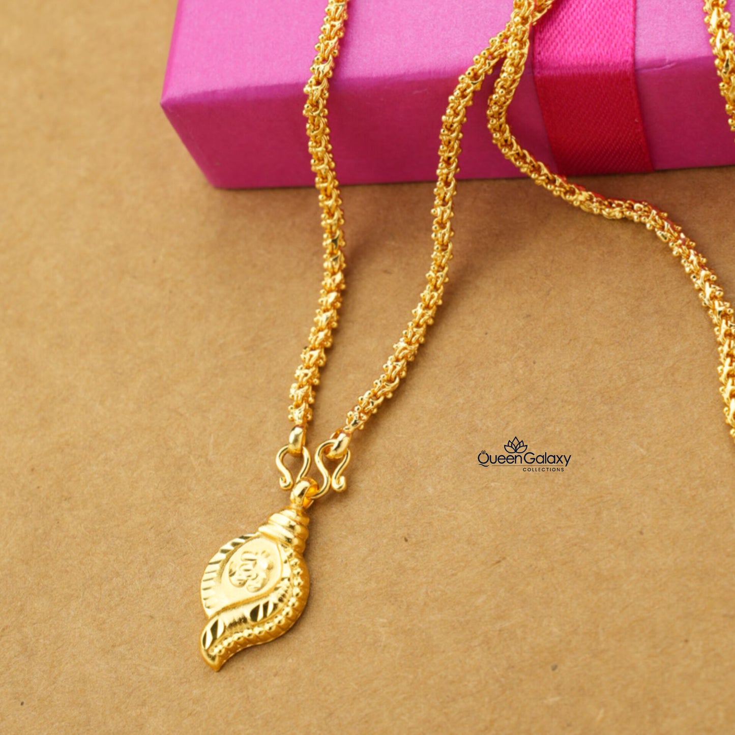 Gold Plated Chain With Thali