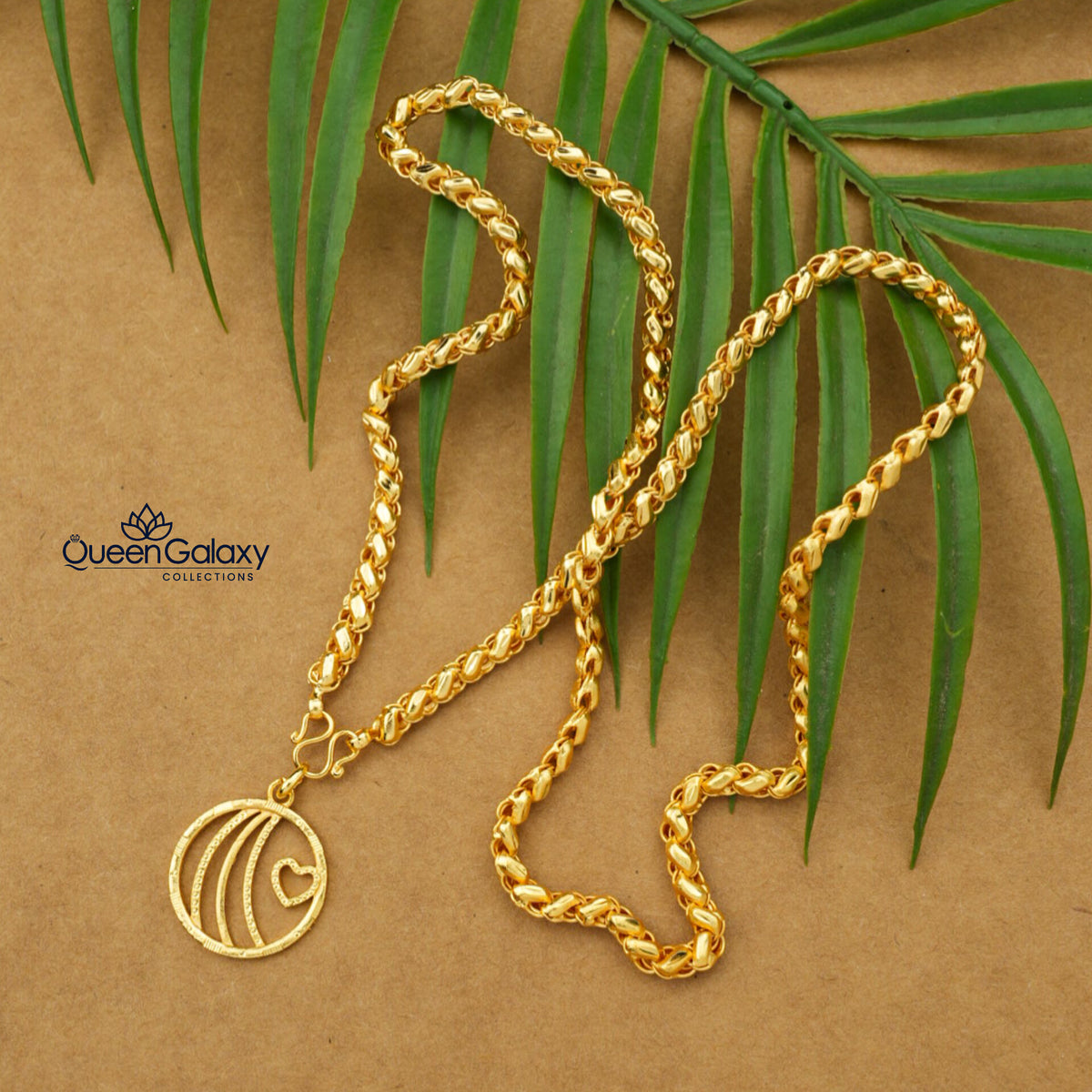 Gold Plated Chain With Pendant