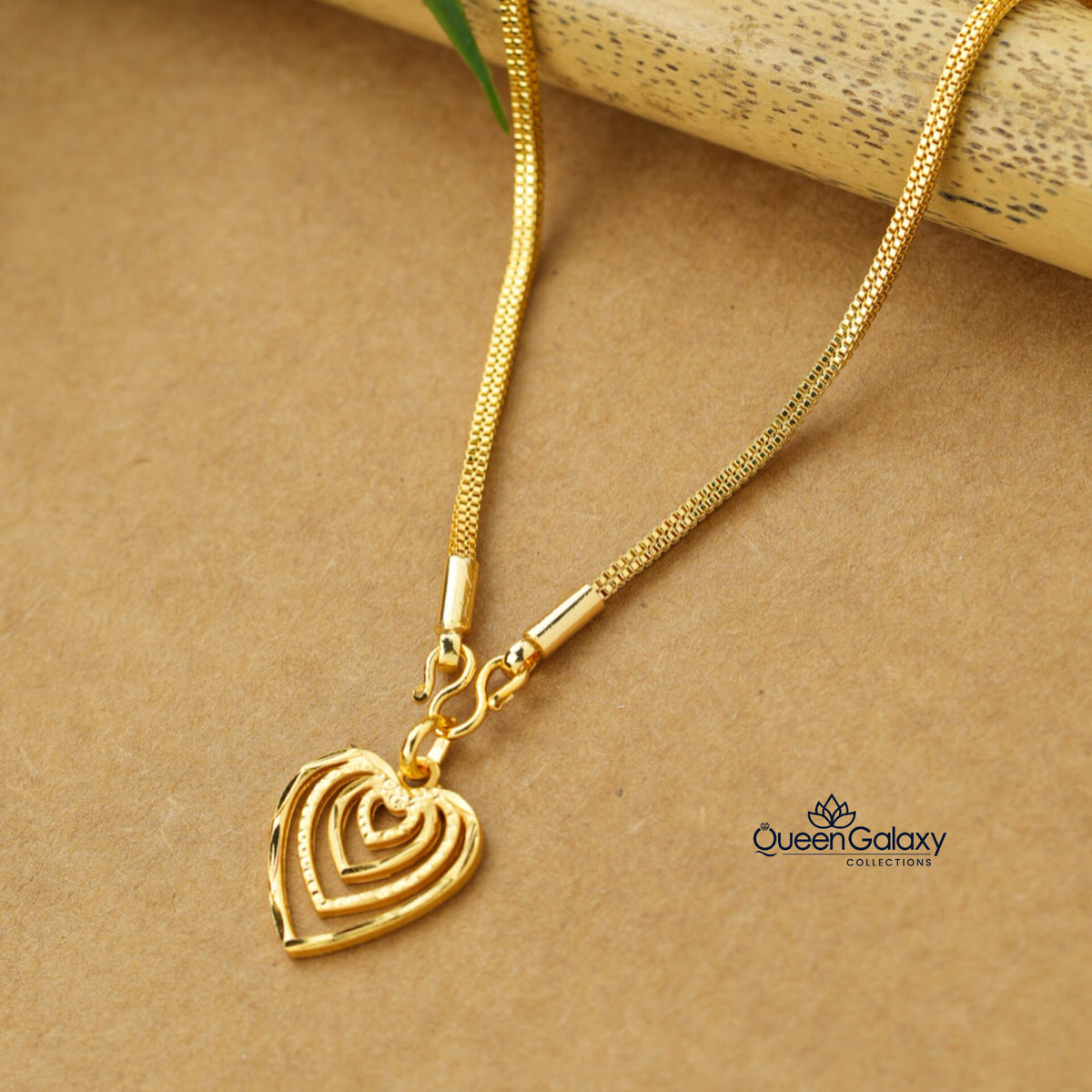 Gold Plated Chain With Pendant