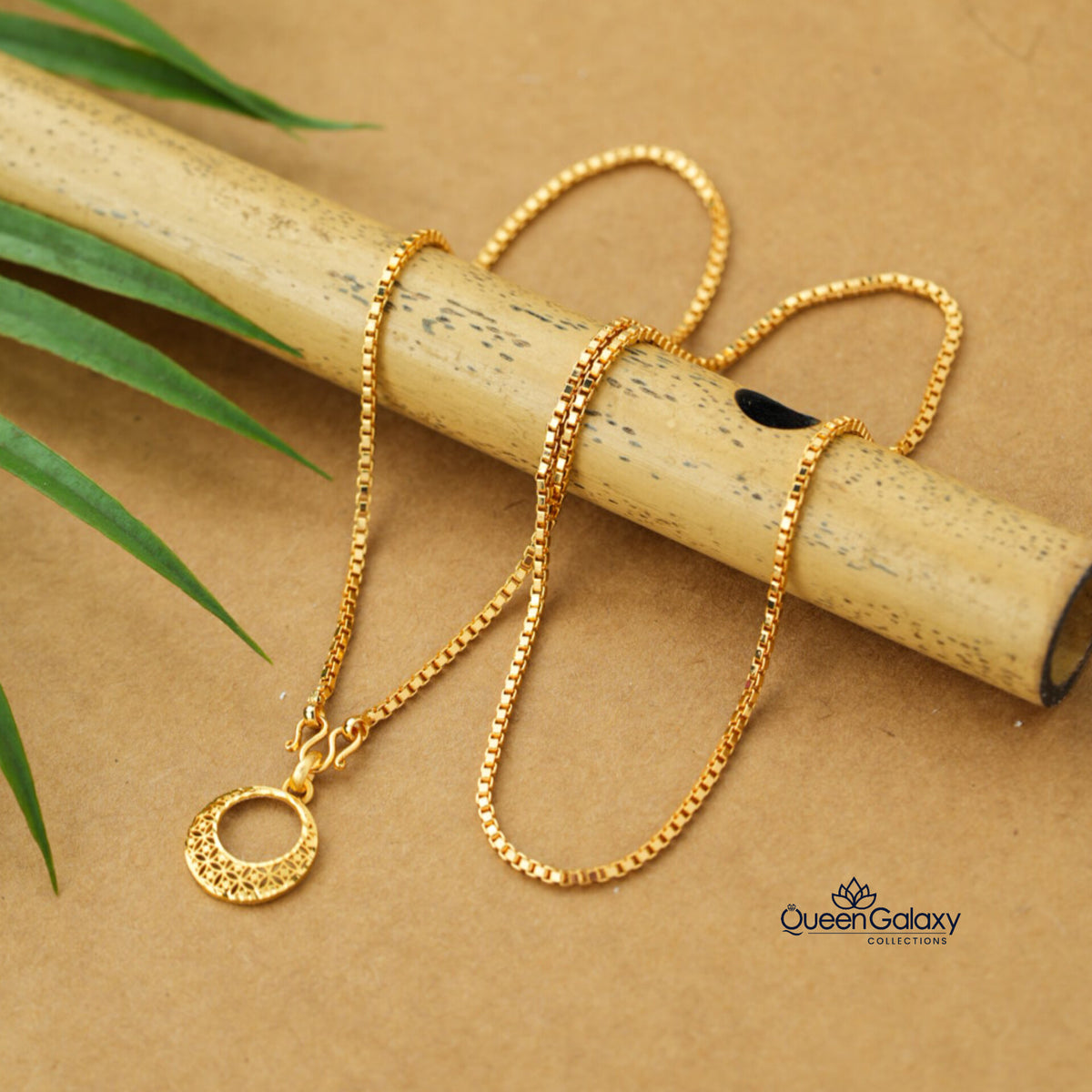 Gold Plated Chain With Pendant