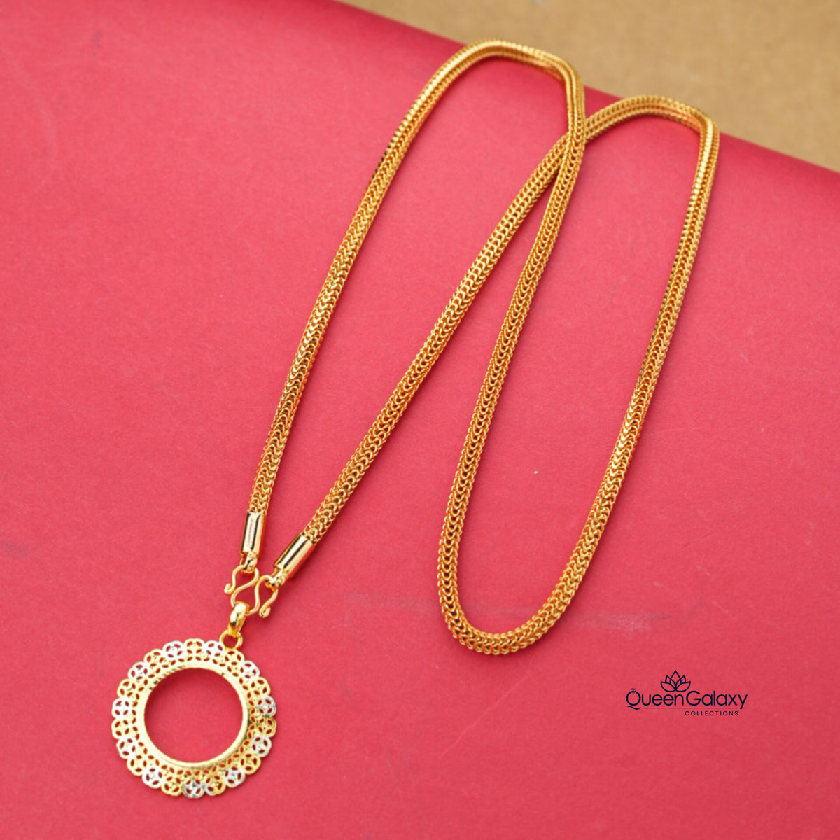 Gold Plated Chain With Pendant