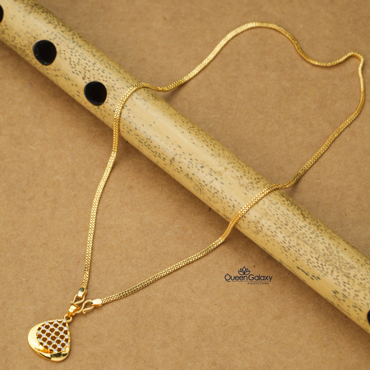 Gold Plated Chain With Pendant