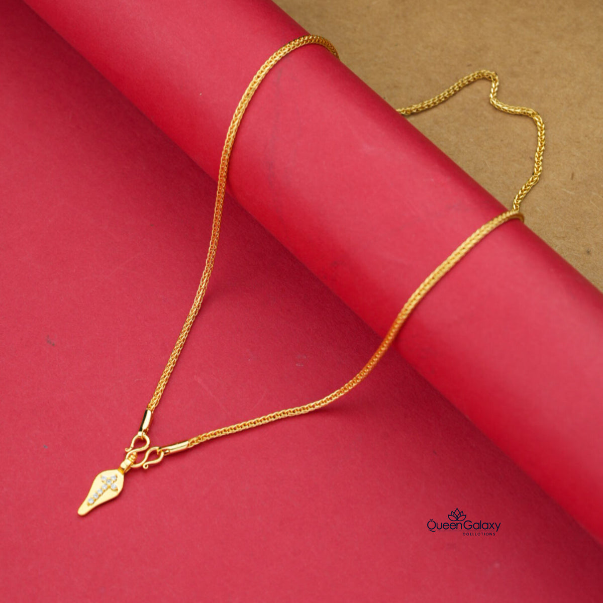 Gold Plated Chain With Thali