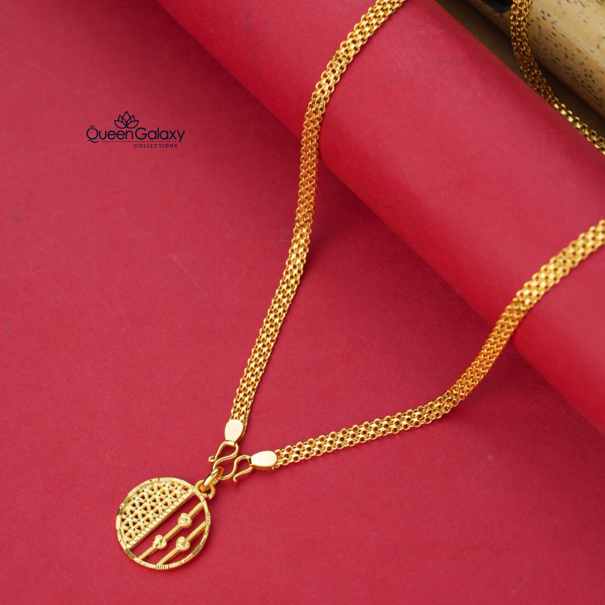 Gold Plated Chain With Pendant